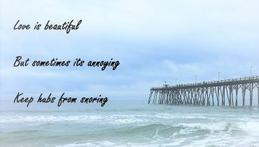 Image of Haiku Poem written in a beach background