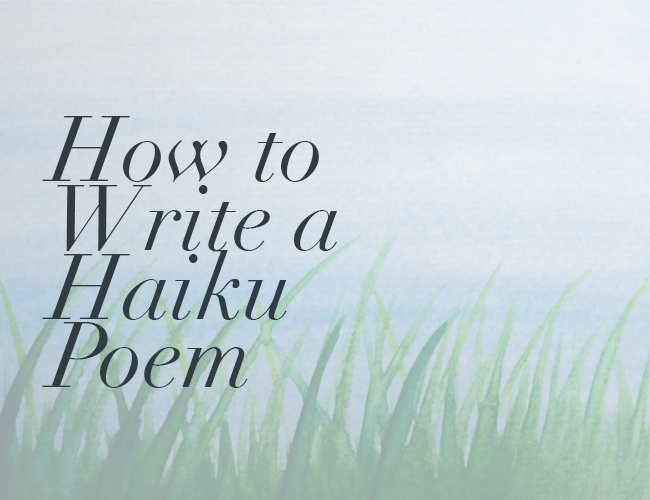 haiku poem essay