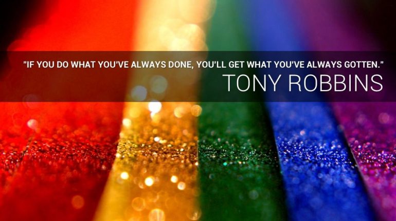 Tonu Robbins Haiku Written in a multicolor background