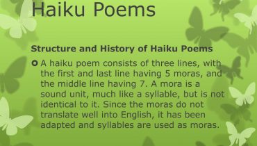 Image Represents the structure and history of haiku concept